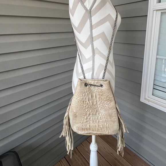 Fringe Carnival Small 2 Way Shoulder/Crossbody Chain Strap  Bag Made In Italy 🇮🇹 - Picture 1 of 15